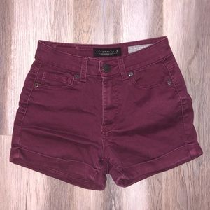 Aeropostale High Waisted Midi Shorts
